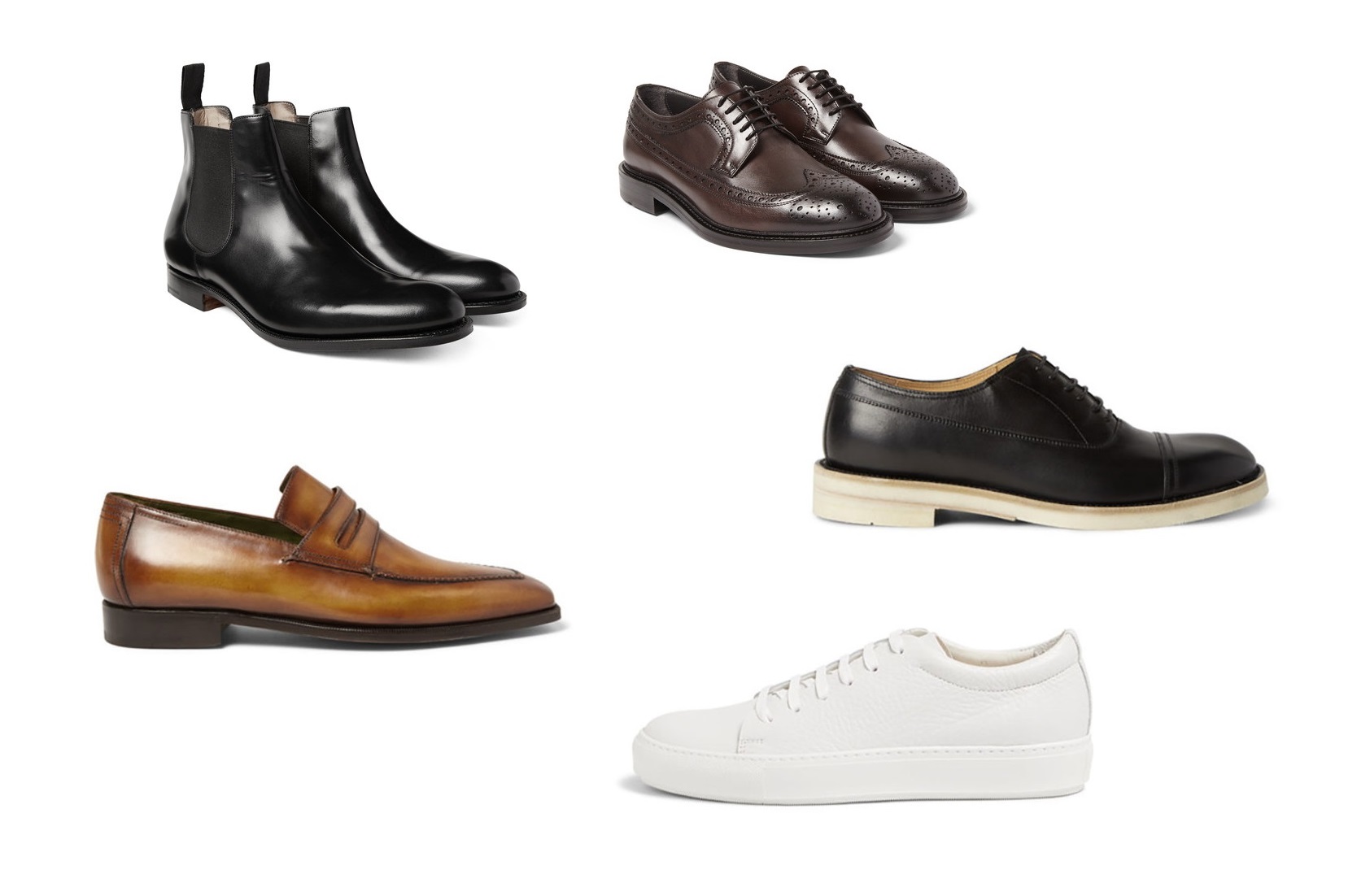 5 modelli di scarpe in pelle che un uomo dovrebbe avere nel proprio  guardaroba - Double Eight